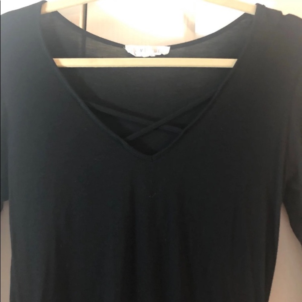 Black v neck